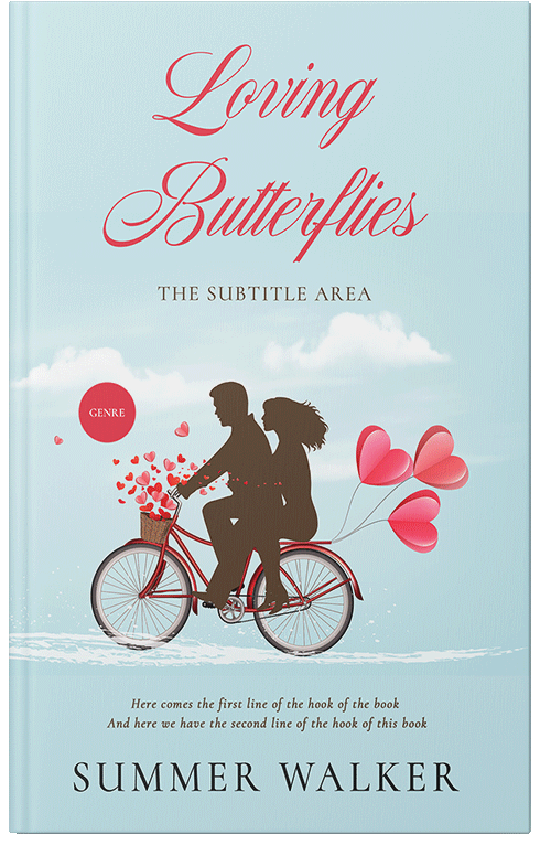 Front view of Swans Down #10197 - Premade Romance Book Cover