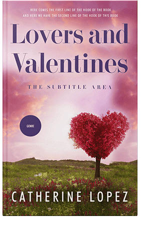 Pre Made Book Cover Rose Fog