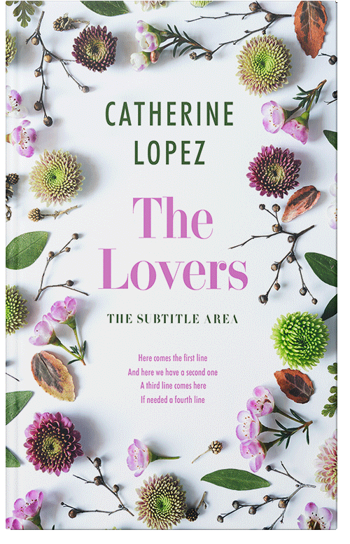 Front view of Athens Gray #10204 - Premade Romance Book Cover