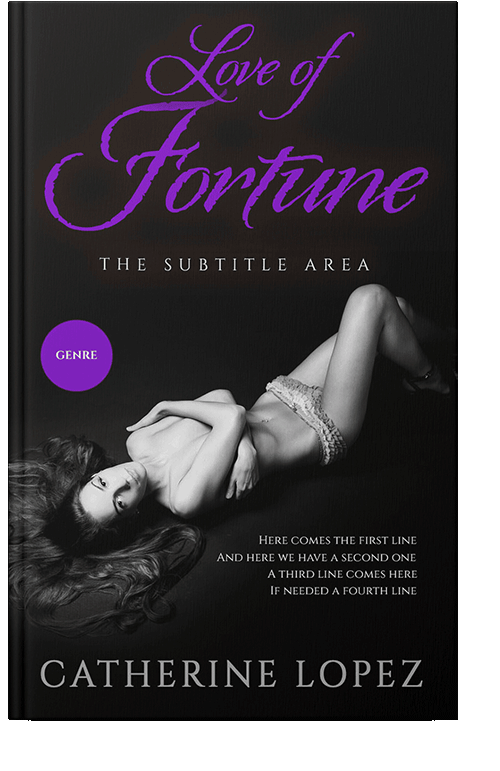 Front view of East Side #10219 - Premade Erotica Book Cover