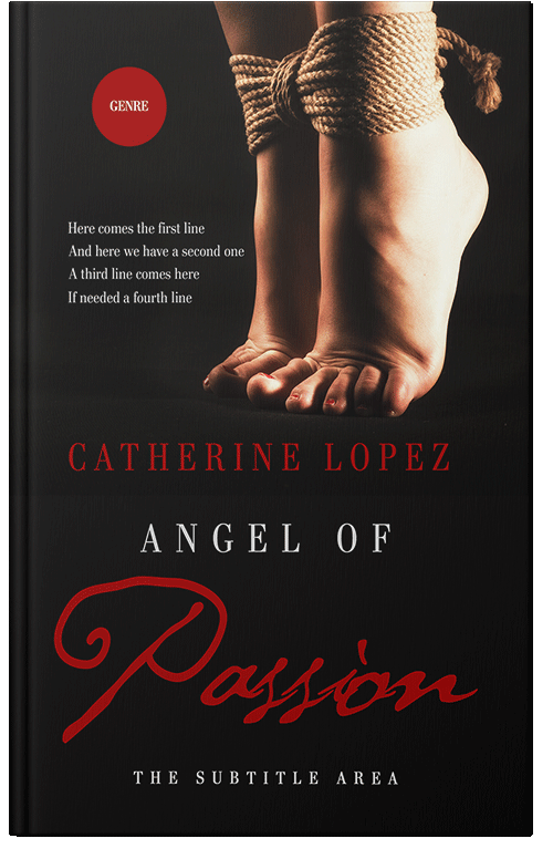 Front view of Premade Erotica Book Cover - Antique Brass