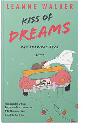 Pre Made Book Cover Shadow Green