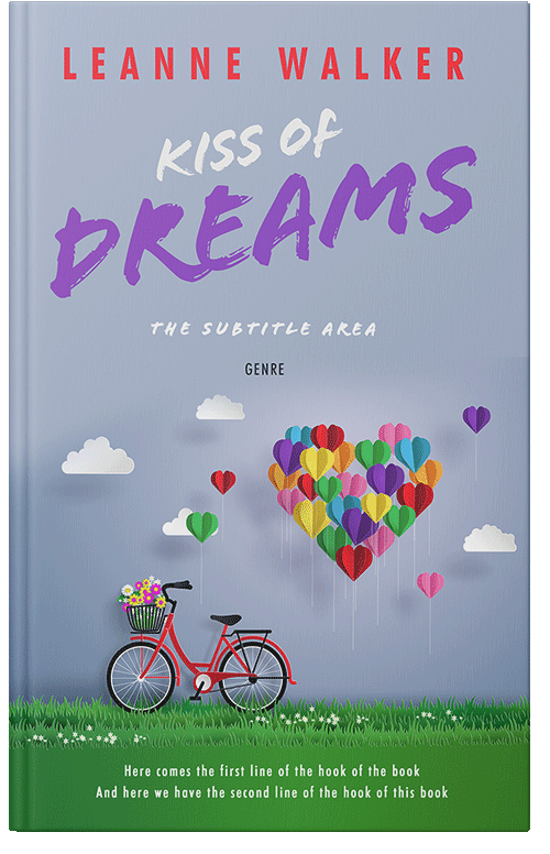 Front view of Cadet Blue #10237 - Premade Romance Book Cover