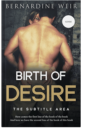 Pre Made Book Cover Tan