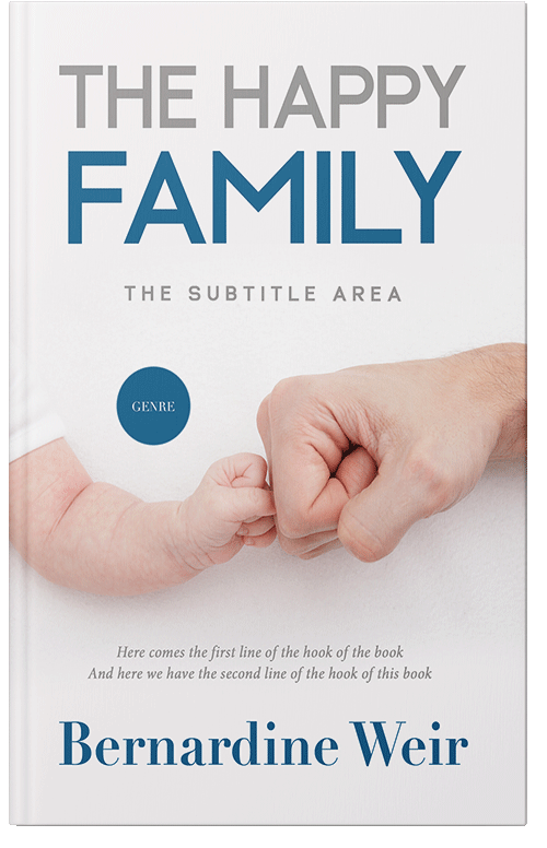 Front view of Premade Health & Mind & Body Book Cover - Dawn Pink