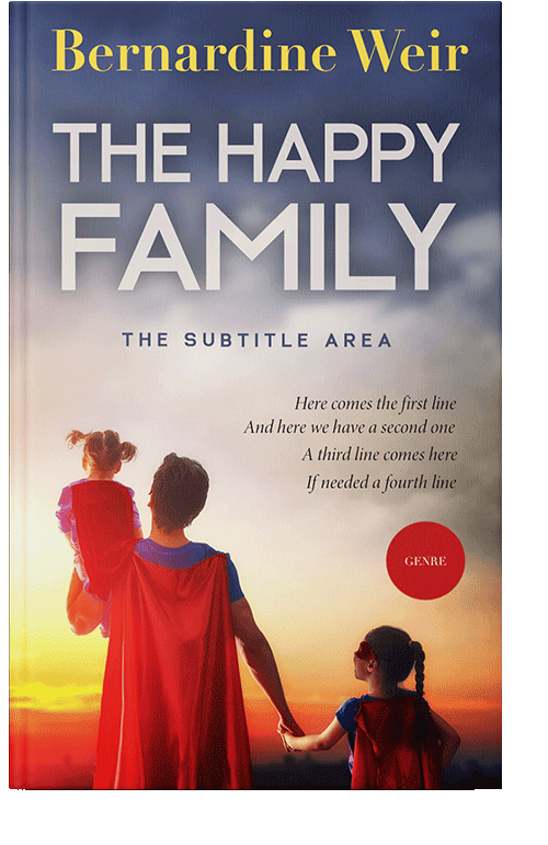 Front view of Martinique #10252 - Premade Family & Parenting Book Cover