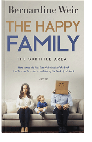 Pre Made Book Cover Swirl