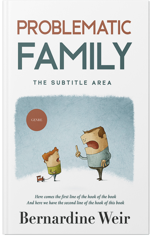 Front view of Premade Family & Parenting Book Cover - Tiara