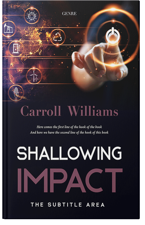 Front view of Premade Environment & Ecology Book Cover - Old Rose