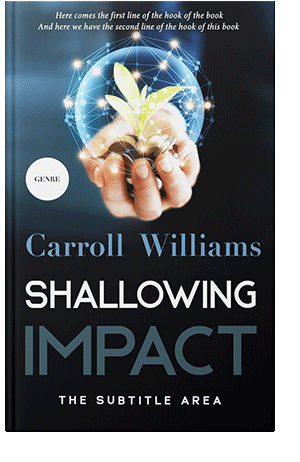 Pre Made Book Cover Soft Amber