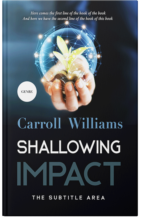 Front view of Premade Business Book Cover - Soft Amber