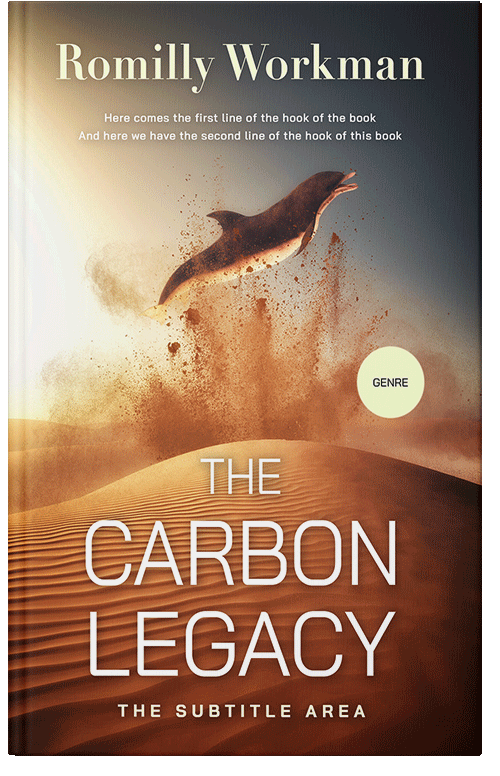 Front view of Premade Science & Nature Book Cover - Santa Fe