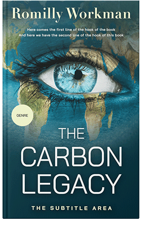 Pre Made Book Cover Nile Blue