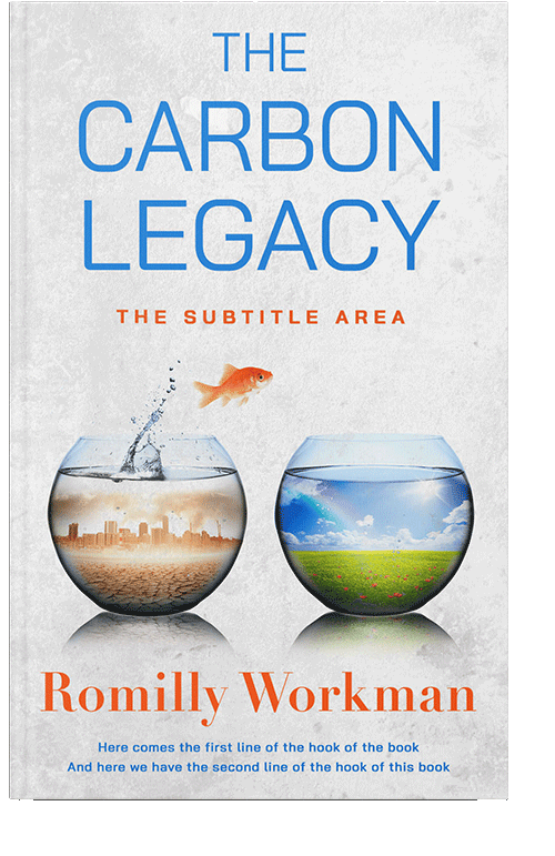 Front view of Desert Storm #10282 - Premade Science & Nature Book Cover