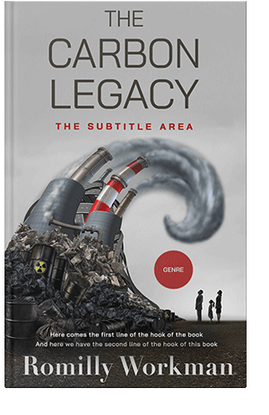 Pre Made Book Cover Silver