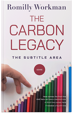 Pre Made Book Cover Limed Spruce