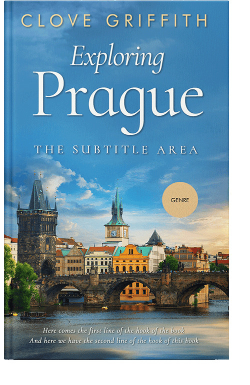 Front view of Steel Blue #10302 - Premade Travel Book Cover