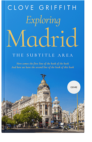 Pre Made Book Cover Cerulean