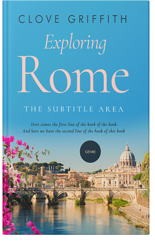 Front view of Vanilla #10305 - Premade Travel Book Cover