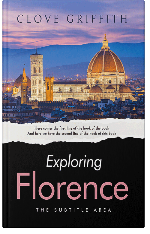 Front view of Premade Travel Book Cover - Bastille