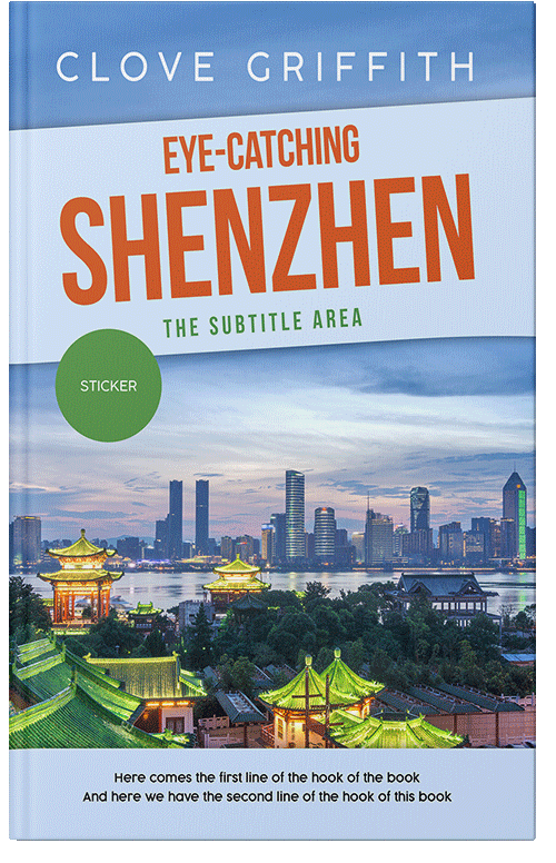 Front view of Premade Travel Book Cover - William