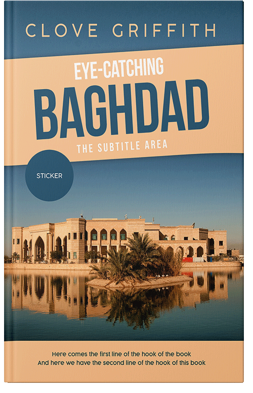 Front view of Premade Travel Book Cover - Manhattan