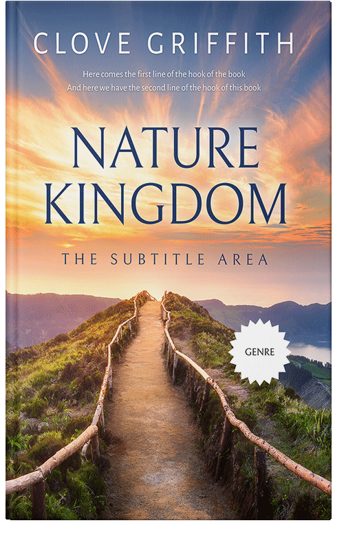 Front view of Premade Nature Book Cover - Cameo