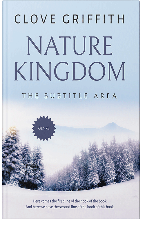 Front view of Premade Nature Book Cover - Link Water