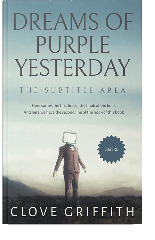 Front view of Tasman #10381 - Premade Fantasy Book Cover