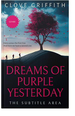 Pre Made Book Cover Ebony