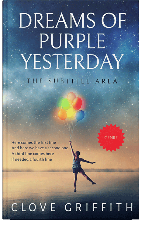 Front view of Blue Bayoux #10384 - Premade Fantasy Book Cover