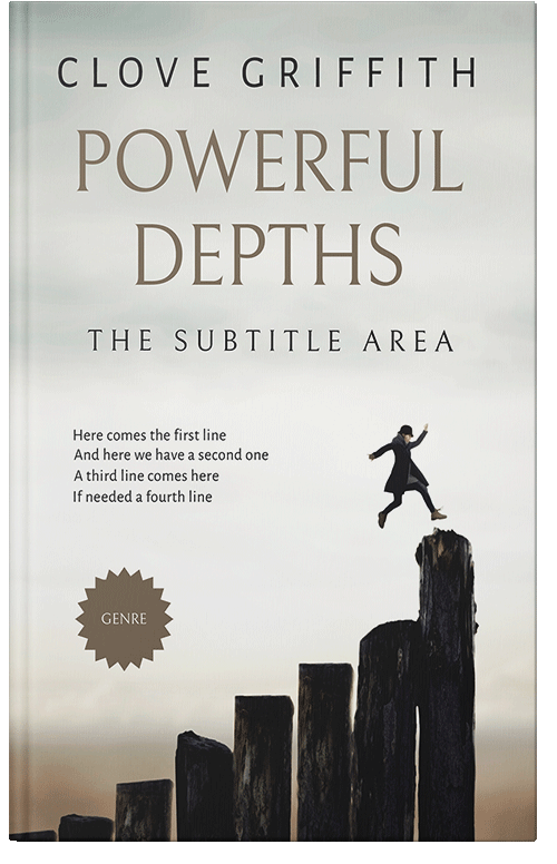 Front view of Premade Business Book Cover - Cararra