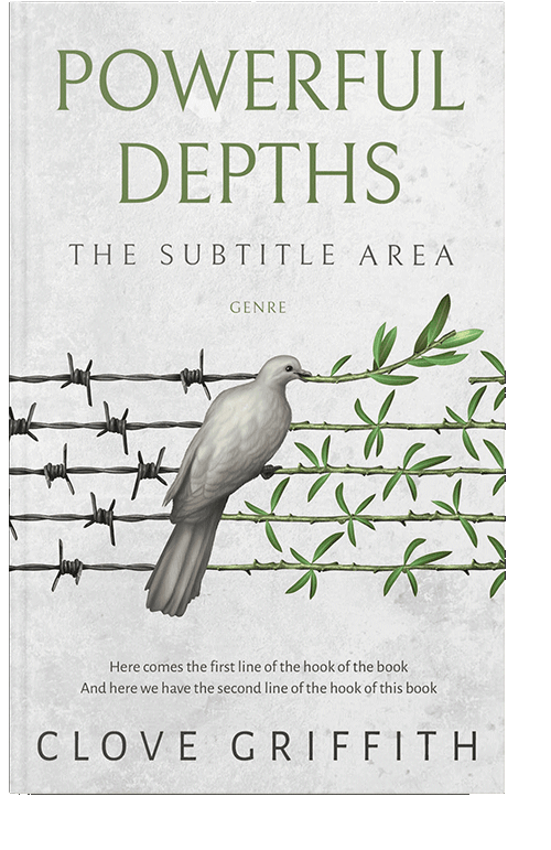 Front view of Desert Storm #10391 - Premade Self-Improvement & Self-Help Book Cover