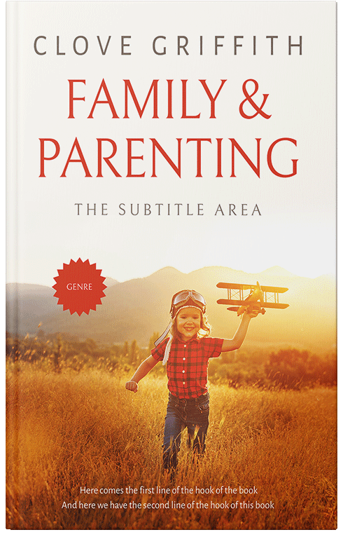Front view of Quarter Spanish White #10398 - Premade Family & Parenting Book Cover