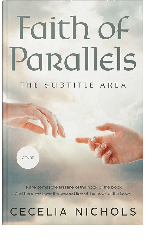 Front view of Satin Linen #10401 - Premade Health & Mind & Body Book Cover