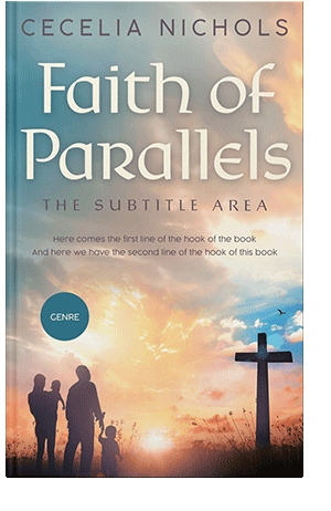 Pre Made Book Cover Soft Amber