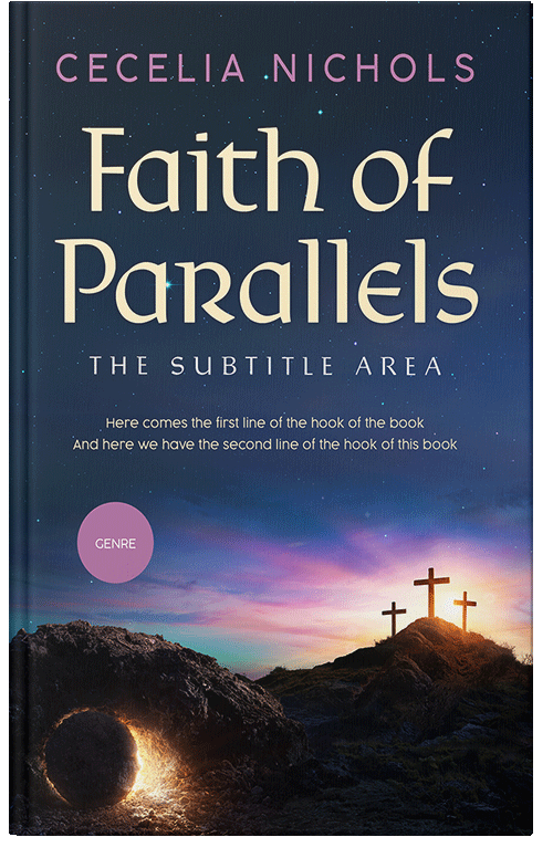 Front view of Premade Religion & Spirituality Book Cover - Wafer