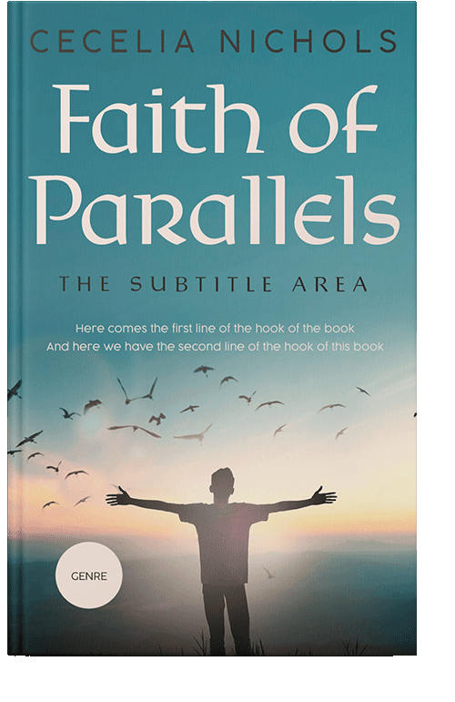 Front view of Smalt Blue #10408 - Premade Religion & Spirituality Book Cover