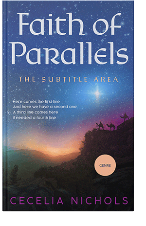 Pre Made Book Cover Chambray