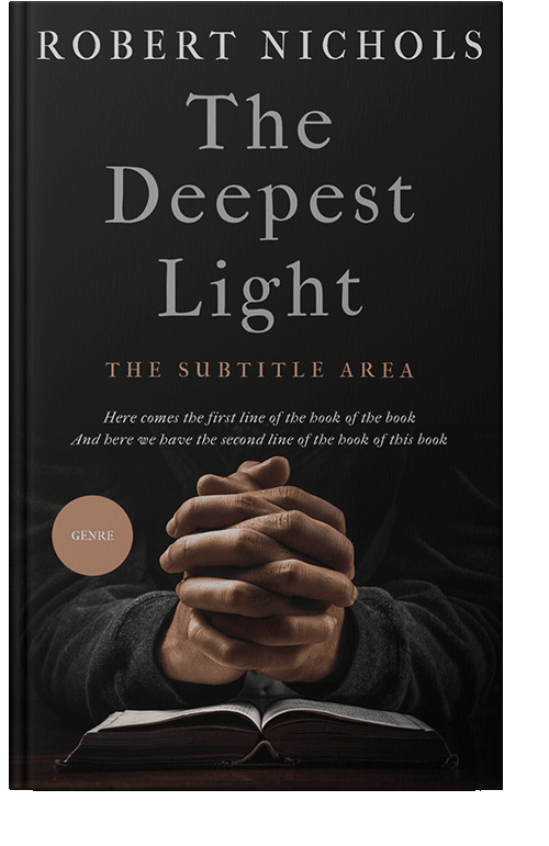 Front view of Cod Gray #10416 - Premade Health & Mind & Body Book Cover