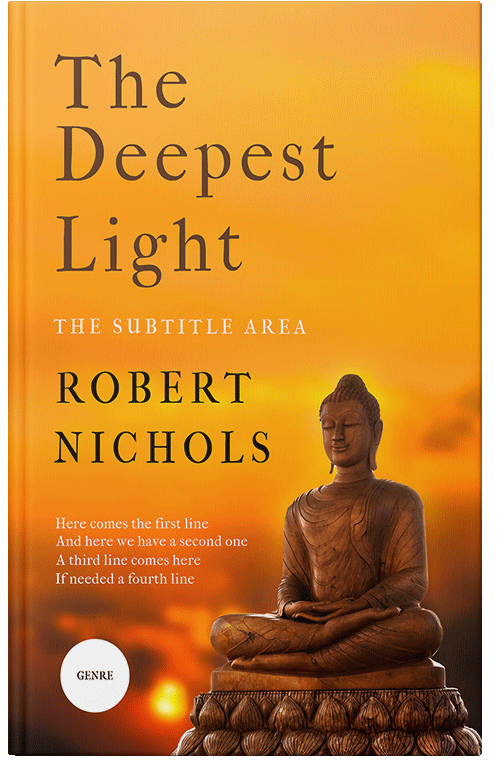 Front view of Buttercup #10418 - Premade Religion & Spirituality Book Cover