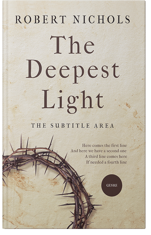 Front view of Premade Religion & Spirituality Book Cover - Tana