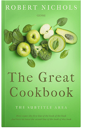 Pre Made Book Cover Pastel Green