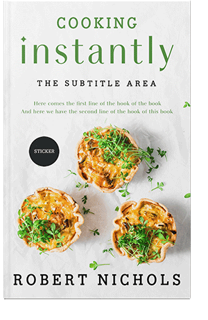 Pre Made Book Cover Pampas