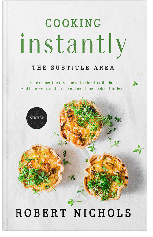 Front view of Premade Self-Improvement & Self-Help Book Cover - Pampas