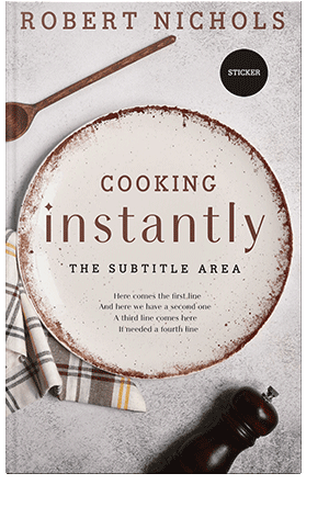 Pre Made Book Cover Swiss Coffee