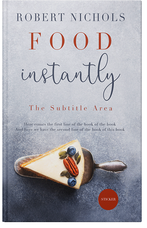 Front view of Mischka #10448 - Premade Health & Dieting & Fitness Book Cover