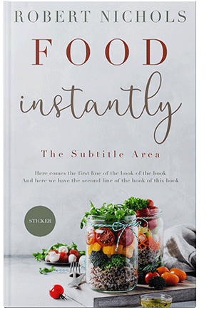 Pre Made Book Cover Iron