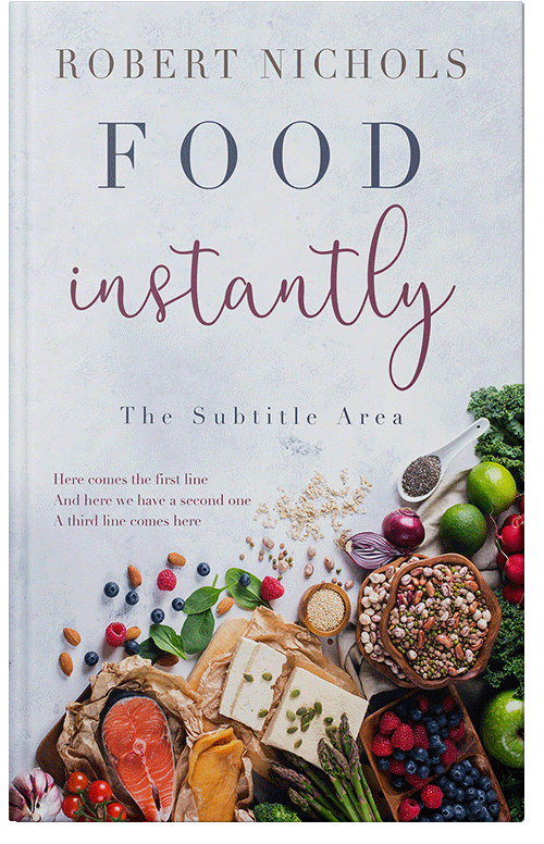 Front view of Iron #10452 - Premade Health & Dieting & Fitness Book Cover