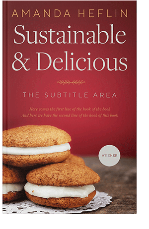 Pre Made Book Cover Burnt Umber